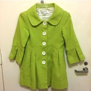 Green Bell Sleeve Skirtin Around Jacket, sz 6